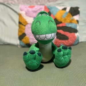 Disney Big Feet Plush Rex Toy Story Green Dinosaur Parks Exclusive Soft